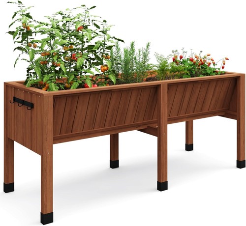 Wooden raised garden bed - 72",