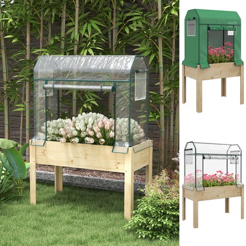 Wooden raised garden - wooden,