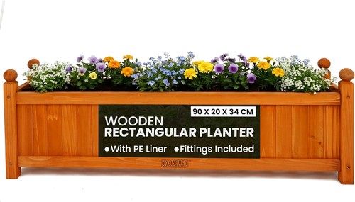 Garden planter with liner - planter,
