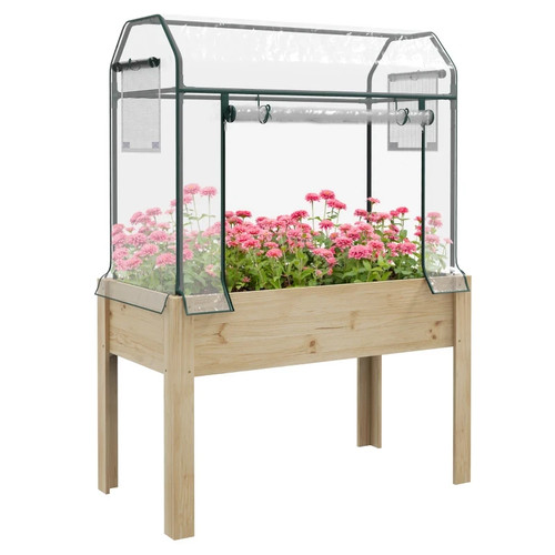 Wooden raised planter garden - raised,