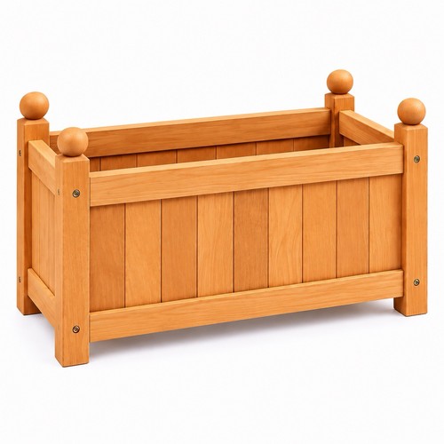 Wooden garden planter - garden, 60cm