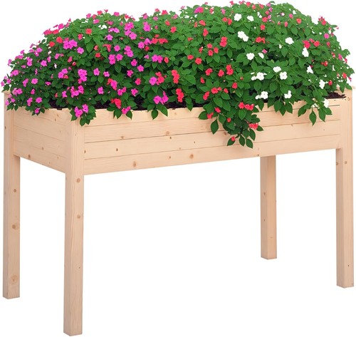 Wooden raised garden bed - raised,