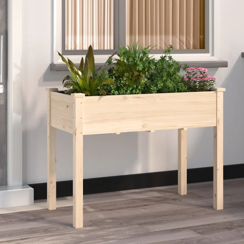 Walplus wooden planter with - walplus,
