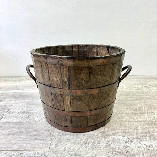 Large antique brass bound - large,